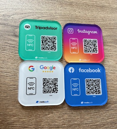 MediaPush - Plaque NFC & QR Code, Agence de Marketing à Rousset